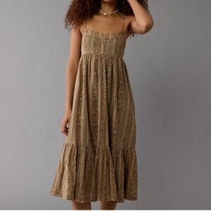 American Eagle Sweetheart baby Doll Midi Dress